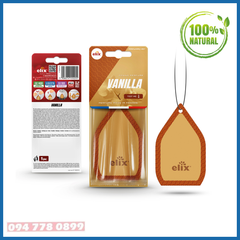 Giấy thơm treo Ô tô Elix Tulip – Hương Vanilla (Dịu nhẹ, ngọt ngào)
