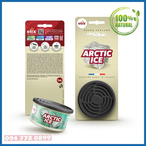 Sáp Thơm để Taplo Ô tô Elix – Hương Arctic Ice (Mát lạnh – sảng khoái)