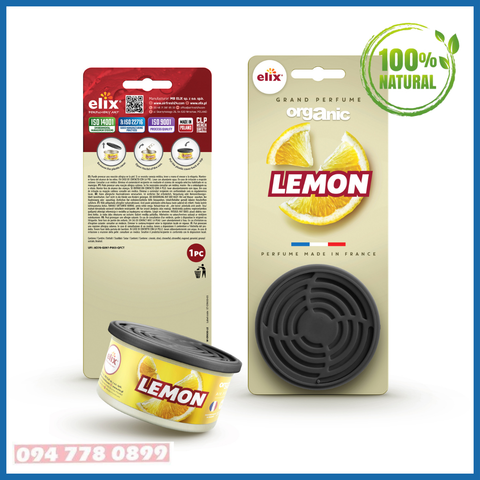 Sáp Thơm để Taplo Ô tô Elix – Hương Lemon (Chanh)