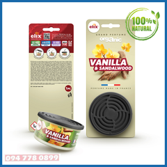 Sáp Thơm để Taplo Ô tô Elix – Hương Vanilla & Sandalwood (Ngọt ngào – Trầm ấm)