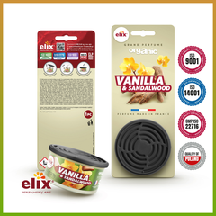 Sáp Thơm để Taplo Ô tô Elix – Hương Vanilla & Sandalwood (Ngọt ngào – Trầm ấm)