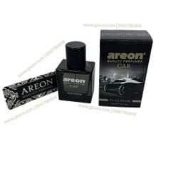 Nước hoa xe hơi cao cấp - Areon Car Perfume Platinum 50ml - Sang Trọng & The Mát