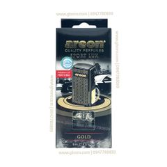 [ BÌNH THAY THẾ ] Nước hoa kẹp khử mùi cửa gió Ô tô Hương Gold - Areon Sport Lux Gold