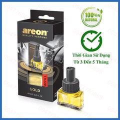 [ BÌNH THAY THẾ ] Nước hoa kẹp khử mùi cửa gió Ô tô Hương Gold - Areon Sport Lux Gold