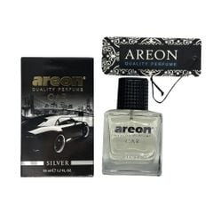 Nước hoa xe hơi cao cấp - Areon Car Perfume Silver 50ml - Sang Trọng & Ngọt Mát