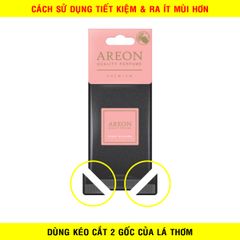 Lá thơm treo khử mùi hôi ô tô Areon Eau D'ete - hương Trà Xanh ( Dịu Nhẹ - Tỉnh Táo )