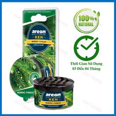 Sáp thơm tinh dầu thiên nhiên hương Rừng Bắc Âu – Areon Ken Nodric Forest ( Dịu Nhẹ & Tươi Mát )