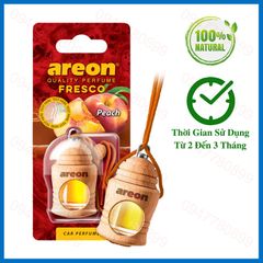 Tinh dầu treo ô tô Areon Presco Peach hương Đào ( Dịu Nhẹ - Ngọt Ngào )