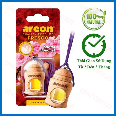 Tinh dầu treo ô tô Areon Spring Bouquet - hương Hoa Anh Đào (Dịu Nhẹ - Đằm Thắm )