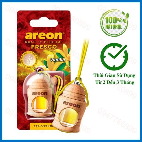 Tinh dầu treo ô tô Areon Presco Vanilla - hương Ngọt Ngào