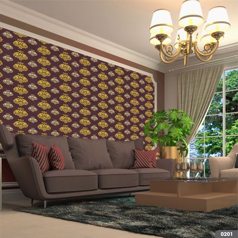 Vải dán tường không dệt Rumba 0201