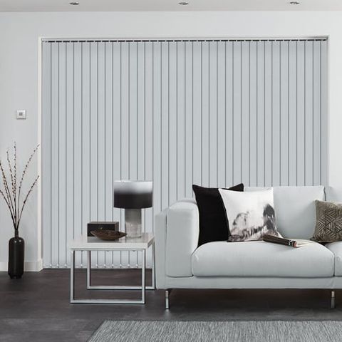 Màn dọc vải trơn Basic