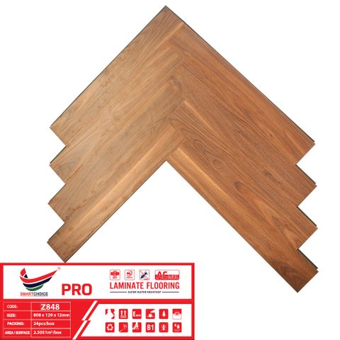 SÀN GỖ SMARTCHOICE PRO XƯƠNG CÁ Z848