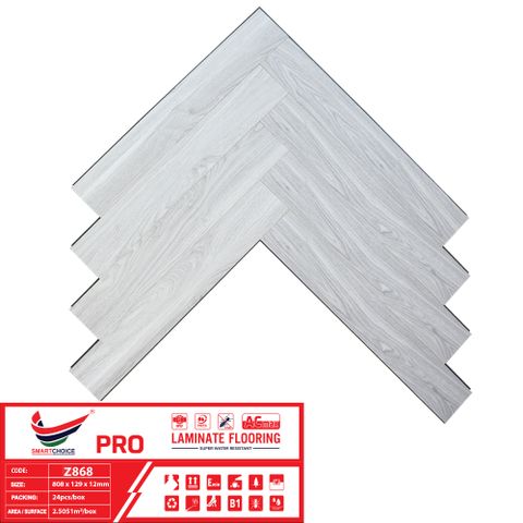 SÀN GỖ SMARTCHOICE PRO XƯƠNG CÁ Z868