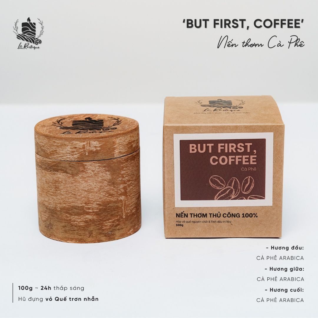  BUT FIRST COFFEE - Nến Thơm Cà Phê 