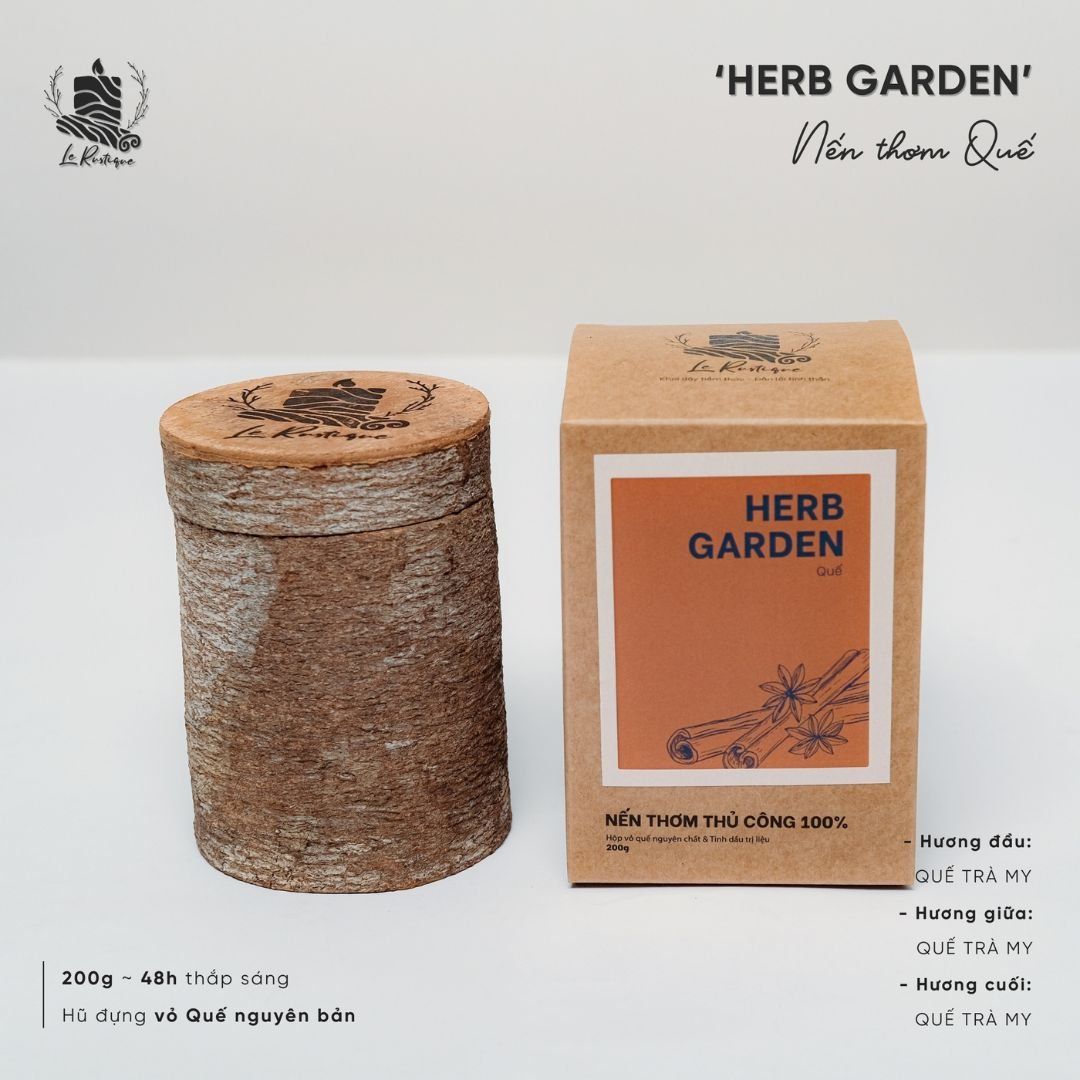  HERB GARDEN - Nến Thơm Quế 