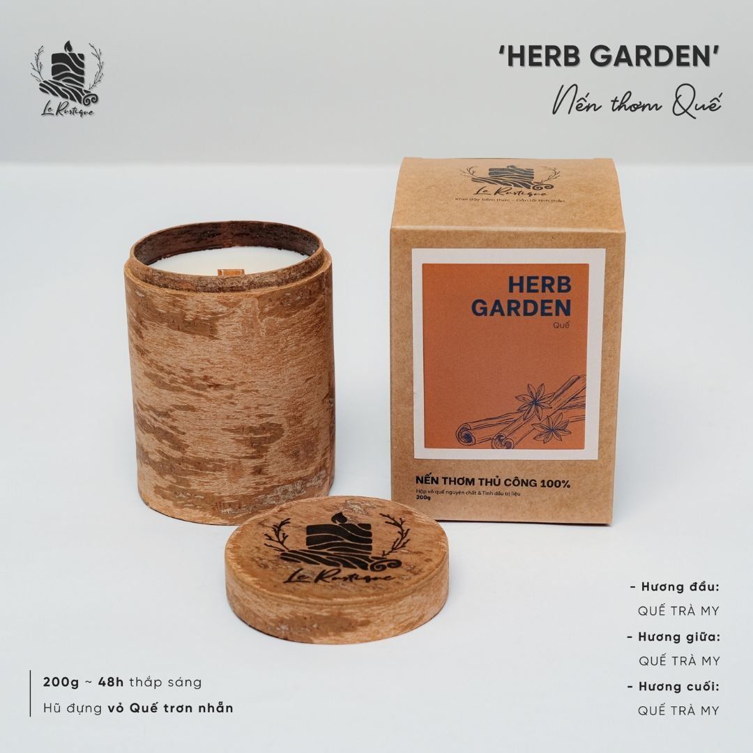  HERB GARDEN - Nến Thơm Quế 
