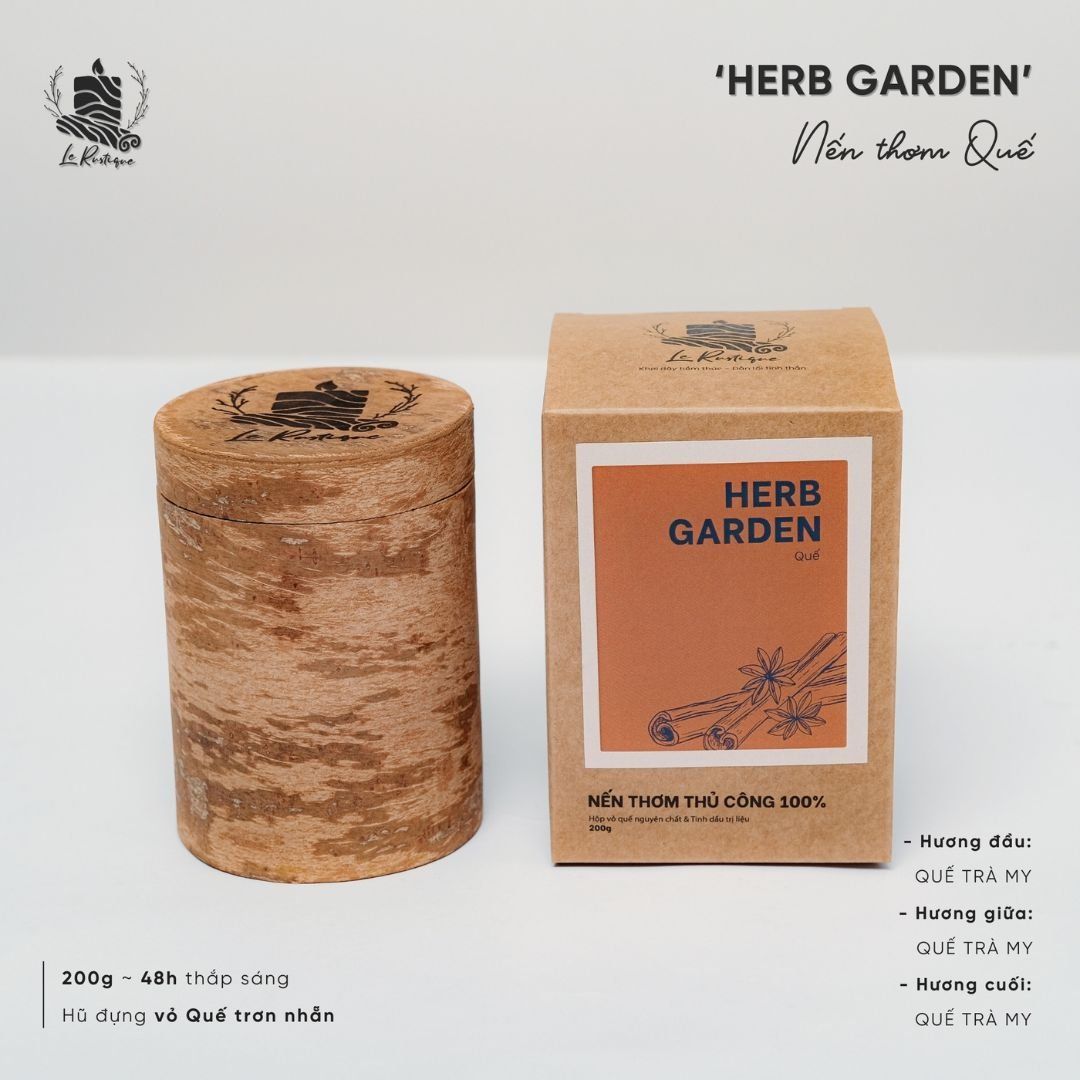  HERB GARDEN - Nến Thơm Quế 