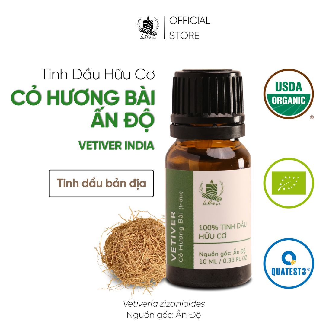 Tinh Dầu Hữu Cơ Cỏ Hương Bài