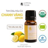 Tinh Dầu Hữu Cơ Chanh Vàng (Lemon) - Tinh Dầu Bản Địa Argentina 