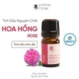  Tinh Dầu Nguyên Chất Hoa Hồng (Rose) 5ml - Tinh Dầu Bản Địa Pháp 