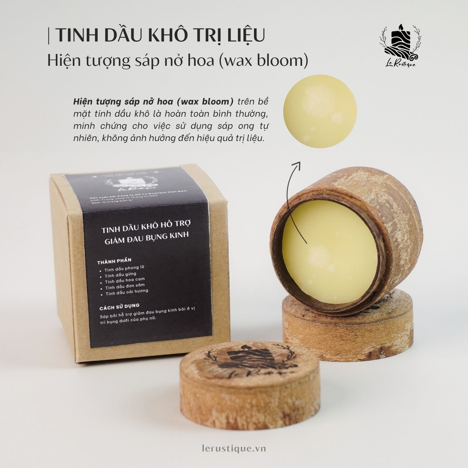  Tinh dầu khô hỗ trợ giảm đau bụng kinh 