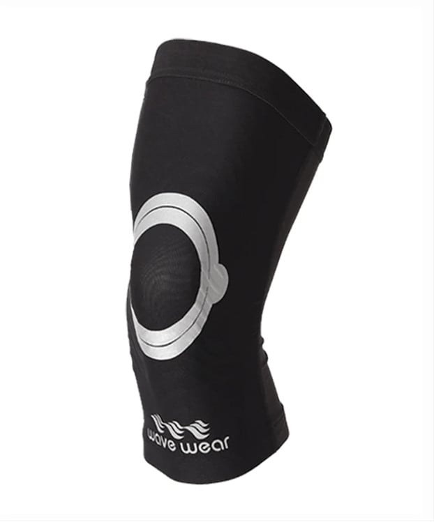 Ống bó cơ hỗ trợ đầu gối WaveWear K2 màu đen với vòng AlignX quanh xương bánh chè