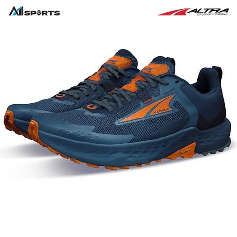 Giày đi leo núi chạy địa hình ALTRA TIMP 5 M DUSTY OLIVE - BLUE/ORANGE - AL0A85PE3151  AL0A85PE4801