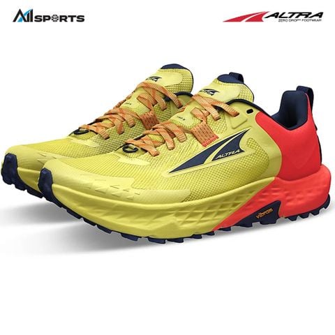 Giày đi leo núi chạy địa hình ALTRA TIMP 5 W NEON/CORAL - BLACK/GRAY  - AL0A85P67601 AL0A85P60201