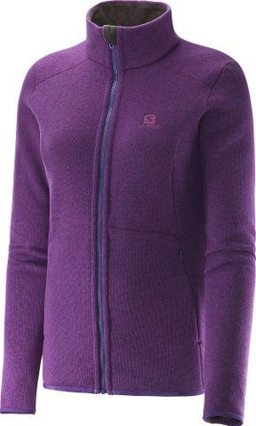 ÁO KHOÁC JACKET SALOMON giữ ấm Salomon BISE FZ 2 W COSMIC PURPLE L37718900