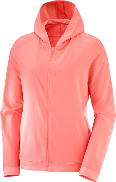 ÁO KHOÁC JACKET SALOMON thun lạnh chống nắng Salomon COMET FZ HOODIE W DESERT FLOWER - LC1034500