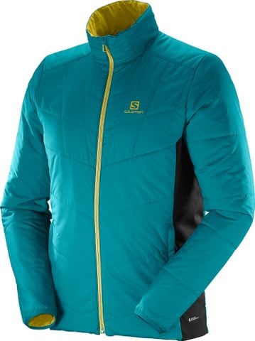 Áo khoác ấm JACKET SALOMON thể thao nam Salomon DRIFTER MID JKT M BK/Forg L39724100