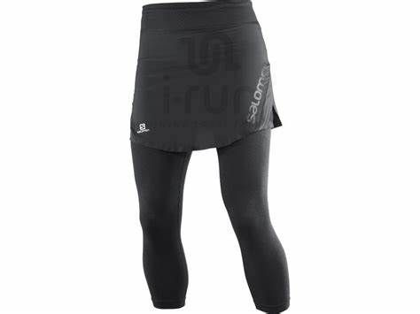 Váy quần bó dài thể thao nữ Salomon LIGHTNING PRO SKIGHT W L39721300