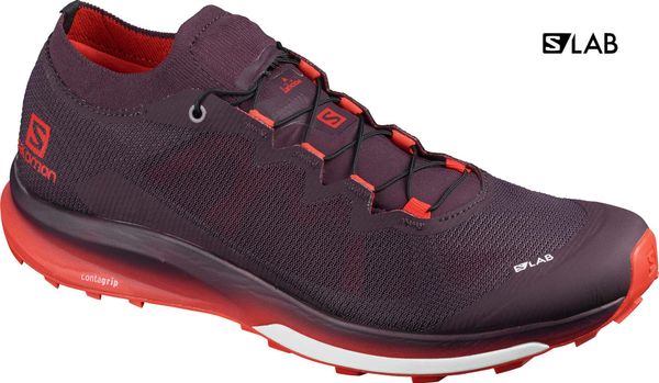 giày chạy trail SALOMON SHOES S/LAB ULTRA 3 MAVERICK/RACINGRED/M L41266100