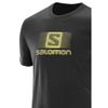 Áo thun thể thao nam Salomon Cotton Blend Logo SS Tee - L39373700 (Đen)