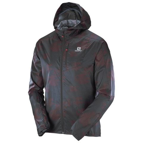 ÁO KHOÁC JACKET SALOMON gió thể thao nam Salomon FAST WING GRAPHIC HOODIE L38272000 (Đen)