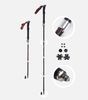 CẶP GẬY CARBON DISTANCE 2 Gấp Gọn Thành 4 KHÚC CIMALP DISTANCE 2 - NOIR - CA.I621453N