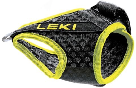 Bao tay đeo gậy LEKI SHARK FRAME STRAP MESH GLOVES BLACK|LIME - 8086720012