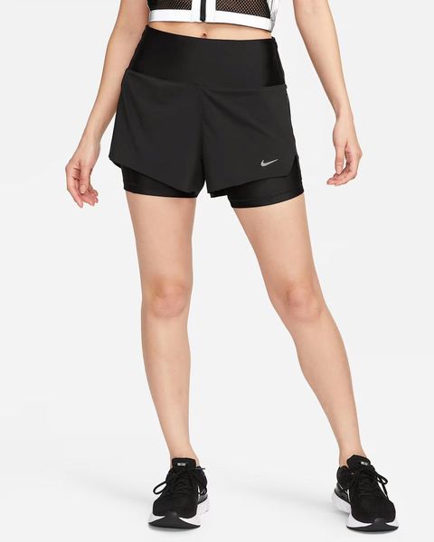 QUẦN NGẮN THỂ THAO NỮ Nike Short 2in1 w Dri-FIT Swift BLACK - DX1030-010