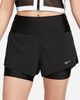 QUẦN NGẮN THỂ THAO NỮ Nike Short 2in1 w Dri-FIT Swift BLACK - DX1030-010