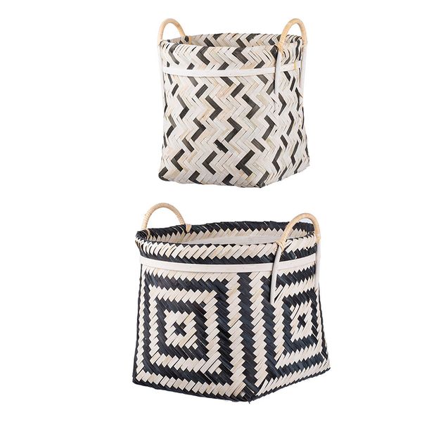  GIỎ CÓI ĐEN TRẮNG NHỎ 