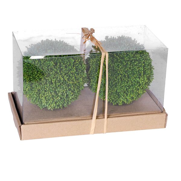  ĐỒ TRANG TRÍ (HỘP 2 TRÁI CẦU TRÒN) 