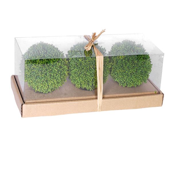  ĐỒ TRANG TRÍ (HỘP 3 TRÁI CẦU TRÒN) 