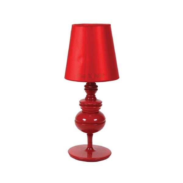  ĐÈN BÀN NHỰA ĐỎ 