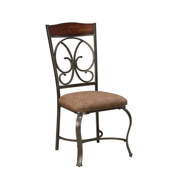  Ghế ăn, KL, gỗ nệm, nâu, Elegance 