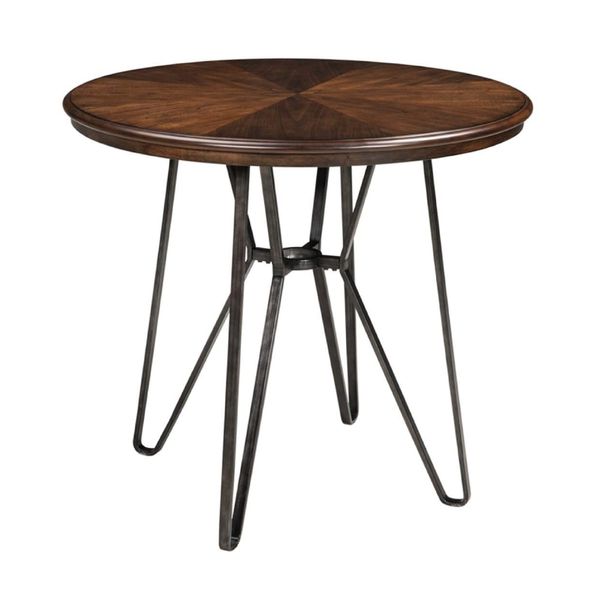  Bàn Bar, Gỗ, Tròn, Nâu, 1019W*1019D*917H 