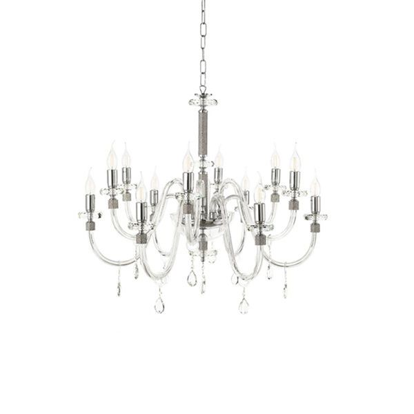  Đèn treo DIDO, 12 bóng, màu pha lê, D83H88 