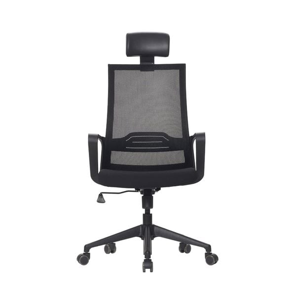  GHẾ VP D3, KHUNG ĐEN, TỰA ĐẦU MÀU  ILA210BK ĐEN, LƯNG MÀU WTM200BK ĐEN, NGỒI MÀU WT805 ĐEN 