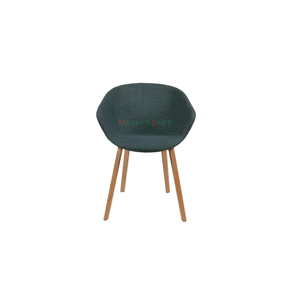  GHẾ ĂN VẢI CHÂN GỖ 