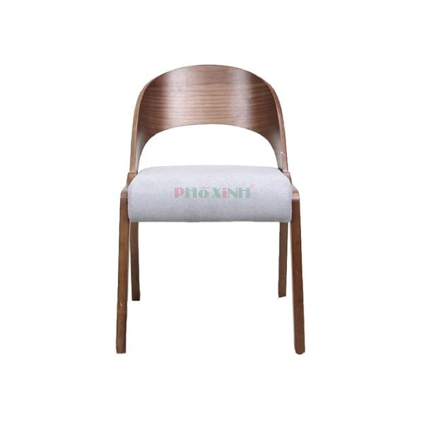  GHẾ ĂN VẢI+GỖ WALNUT 